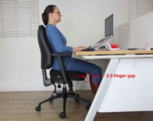 seat depth adjustment on home office chair