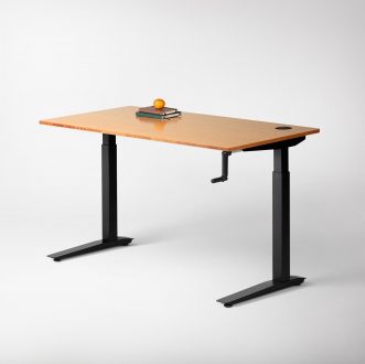 manual height adjustable standing desk