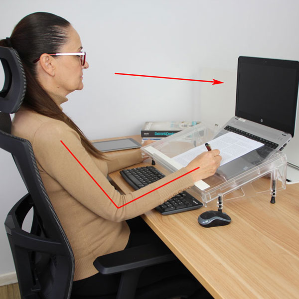 microdesk can provide back pain relief