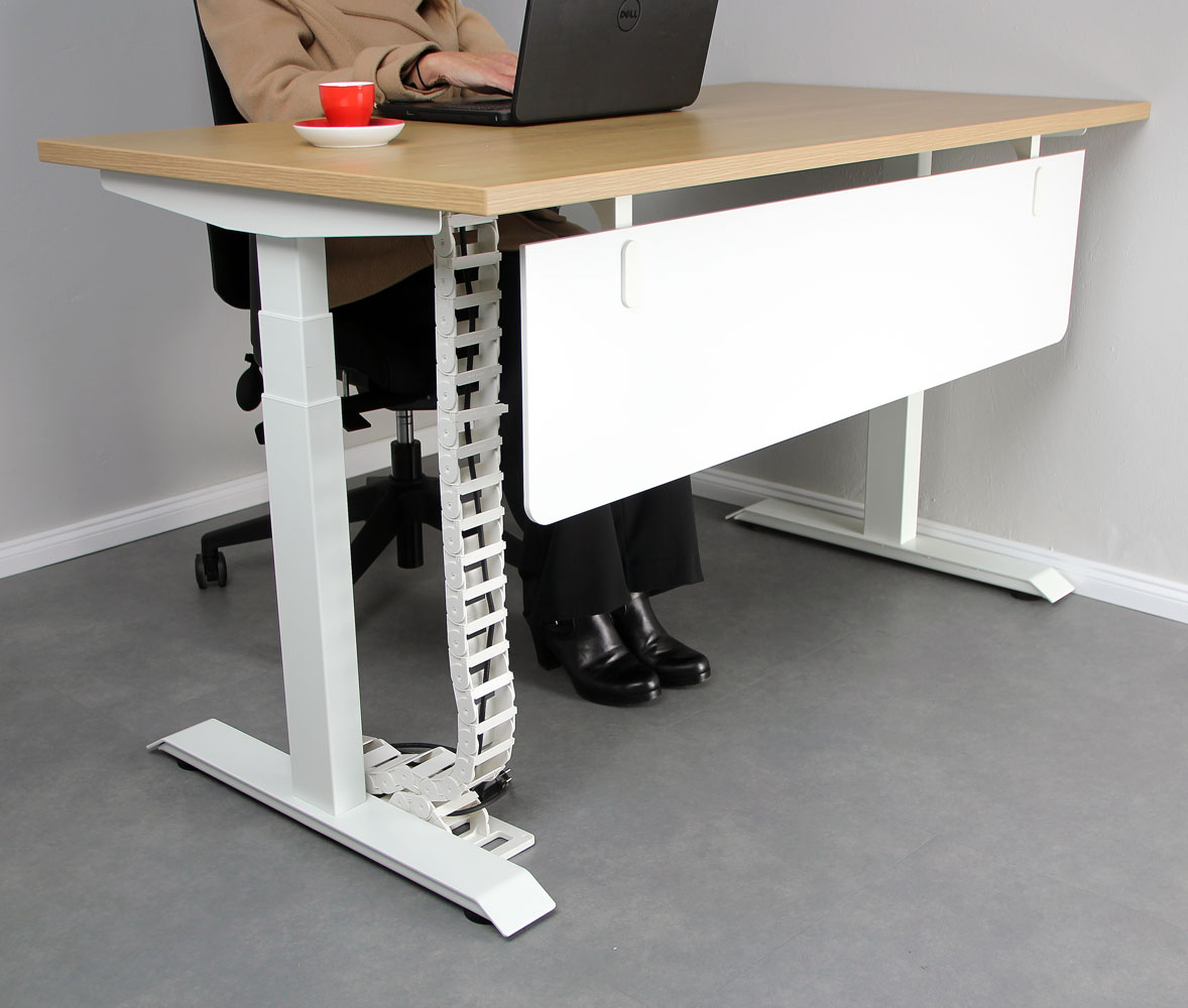 HiLo adjustable desk modesty panel