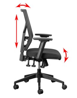 orthoair orthopedic office chair