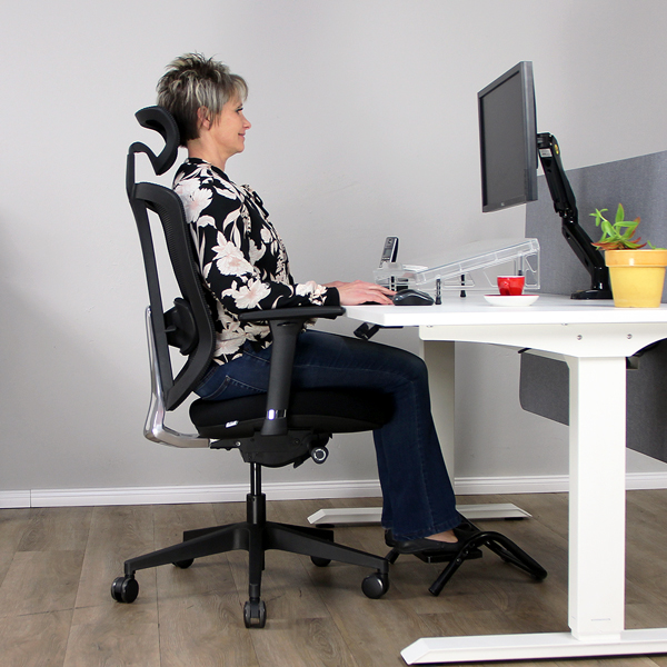 ergocurve ergonomic office chair for short people